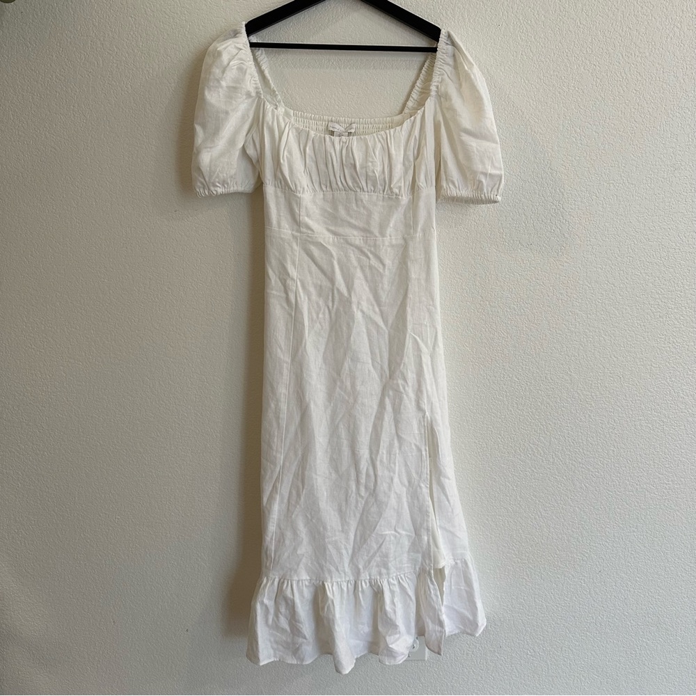 NWT House of Harlow 1960 white midi dress SzS
